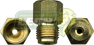 CONEXION TUERCA HIBROVAC R. EXT.: 9/16-18H. TUBO DE 3/8 ENTRA CONEX-656 R. INT.: 1/2-20H. TUBO DE 5/16 USA CONEX-041