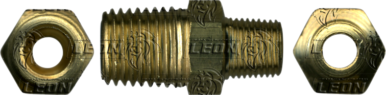 CONEXION ROSCA DE TUBO NIPLE REDUCCION (123B) R. DE TUBO: 1/2x1/4