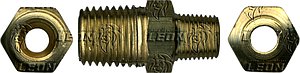 CONEXION ROSCA DE TUBO NIPLE REDUCCION (123B) R. DE TUBO: 1/2x3/8