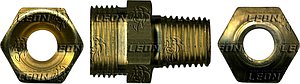 CONEXION FRENO DE AIRE ADAPTADOR EXTREMO/MANGUERA FRENOS DE AIRE (76RB) ØE DE TUBO: 3/4-20 R. DE TUBO: 1/4