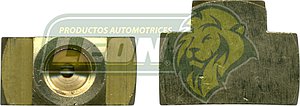 CONEXION TE UNION MILIMETRICA PARA TUBO DE FRENOS VW 3/16 o 5 mm R: 10x1.0 mm