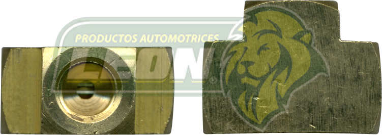 CONEXION TE UNION MILIMETRICA PARA TUBO DE FRENOS VW 3/16 o 5 mm R: 10x1.0 mm