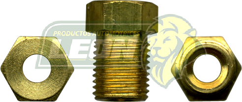 CONEXION TUERCA PARA TUBO DE FRENOS R: 10x1.0 mm ØE DE TUBO: 3/16 (NISSAN)