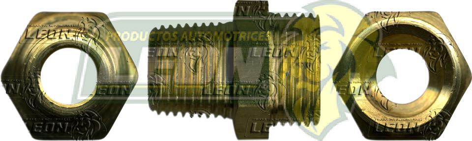 CONEXION CONECTOR RECTO PARA CABEZA DE COMPRESOR CUMMINS ENFRIADO POR AGUA A) 3/8 NPT B) 13/16-18H