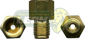 CONEXION TUERCA HIBROVAC R. EXT.: 7/16-24H. TUBO DE 1/4 ENTRA CONEX-034 R. INT.: 7/16-24H. TUBO DE 1/4 USA CONEX-034