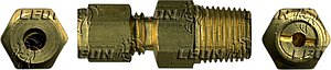 CONEXION DE COMPRESION PARA SISTEMA DE LUBRICACION INDUSTRIAL (TIPO3) TUERCA HEMBRA/BARRIL/TUBO CONECTOR CHECK ØE DE TUBO: 5/32 R. DE TUBO 1/8