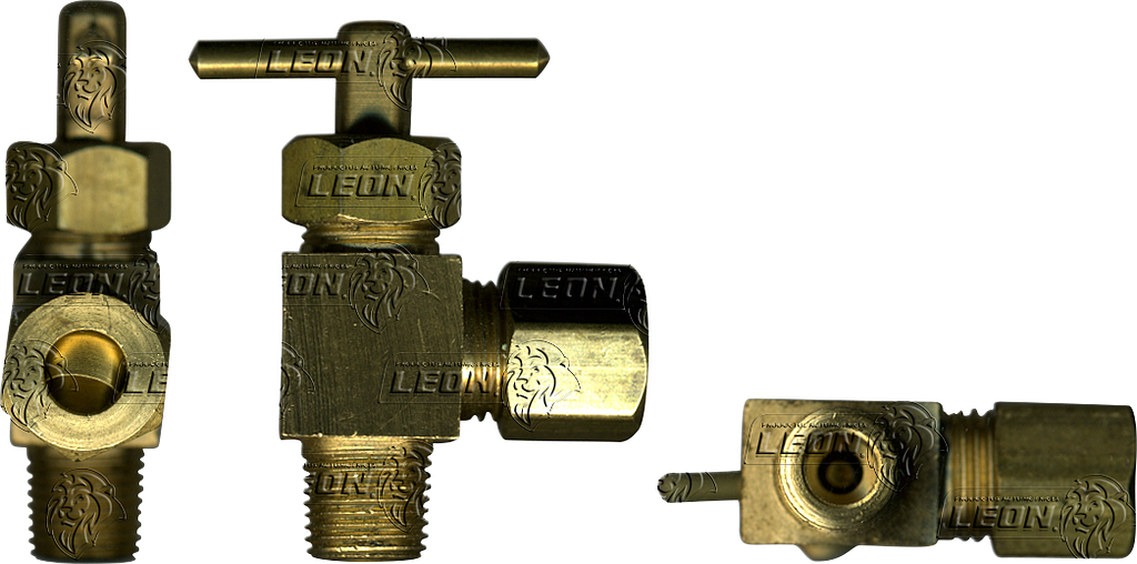 VALVULAS DE AGUJA MACHO ROSCA TUBO Y COMPRESION LATERAL R. DE TUBO: 1/8 ØE DE TUBO: 1/4