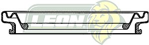 CUBREPOLVO P/PISTON CALIPER  ØE: 2.840”, ØI: 1.810”, TIPO: