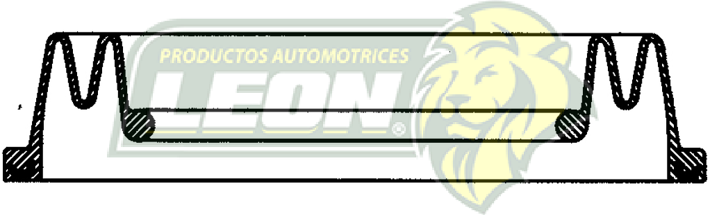 CUBREPOLVO P/PISTON CALIPER  ØE: 2.800”, ØI: 1.620”, TIPO: