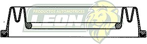CUBREPOLVO P/PISTON CALIPER  ØE: 2.800”, ØI: 1.620”, TIPO: