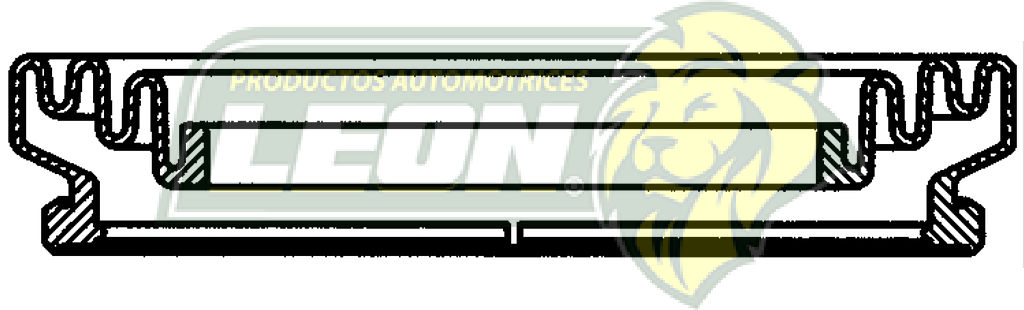 CUBREPOLVO P/PISTON CALIPER  ØE: 2.450”, ØI: 1.500”, TIPO:
