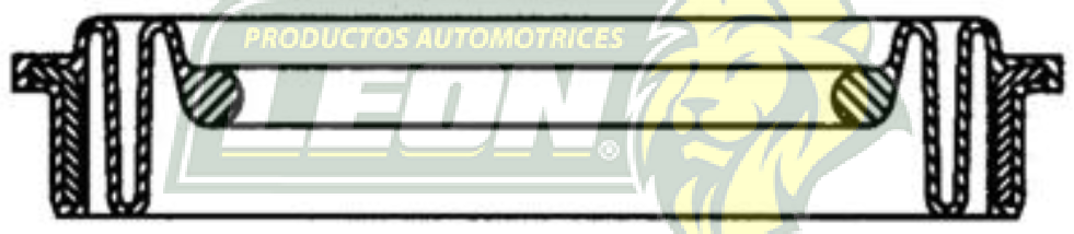 CUBREPOLVO P/PISTON CALIPER  ØE: 2.490”, ØI: 1.410”, TIPO: