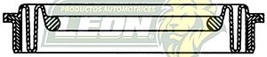 CUBREPOLVO P/PISTON CALIPER  ØE: 2.490”, ØI: 1.410”, TIPO: