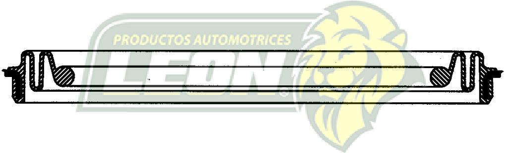 CUBREPOLVO P/PISTON CALIPER  ØE: 3.560”, ØI: 2.630”, TIPO: