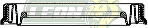 CUBREPOLVO P/PISTON CALIPER  ØE: 2.650”, ØI: 1.690”, TIPO: