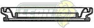 CUBREPOLVO P/PISTON CALIPER  ØE: 2.460”, ØI: 1.550”, TIPO: