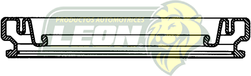 CUBREPOLVO P/PISTON CALIPER  ØE: 2.860”, ØI: 1.860”, TIPO: