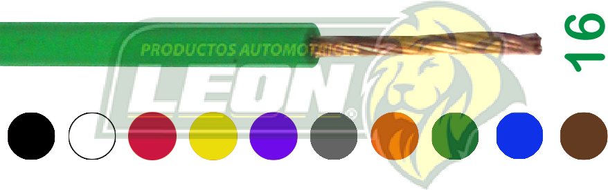 CABLE PLASTICO Cal.16 (ROLLO c/100 m.)