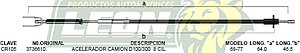 CHICOTE ACEL. CAMION D100, 300 8C. 68-77