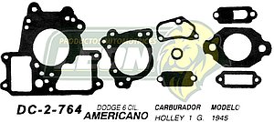 JUNTA CARBURADOR DODGE 6CIL (USA) HOLLEY 1G. U.S.A. (JGO.)