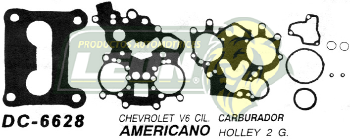 JUNTA CARBURADOR CHEV 6Cil. U.S.A. (JGO.)