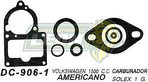 JUNTA CARBURADOR VW 1500 U.S.A. (JGO.)