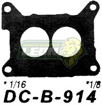 JUNTA BASE CARB. DODGE DART DUSTER D100 M.225 75-90