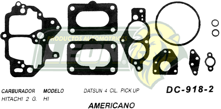 JUNTA CARBURADOR DATSUN CTA. U.S.A. (JGO.)