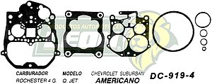 JUNTA CARBURADOR G.M. SUBURBAN ROCHESTER 4G. U.S.A. (JGO.)