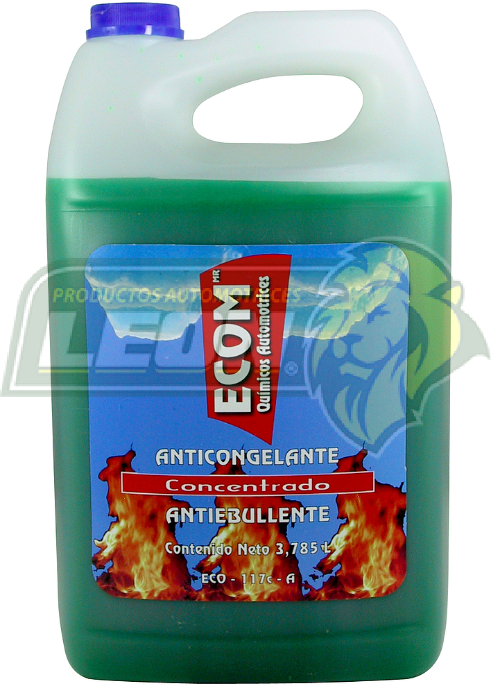 ANTICONGELANTE CONCENTRADO BOTE 3.785 Lt VERDE