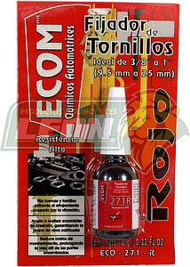 FIJADOR TORNILLERIA RESISTENCIA ALTA ROJO 10 gr