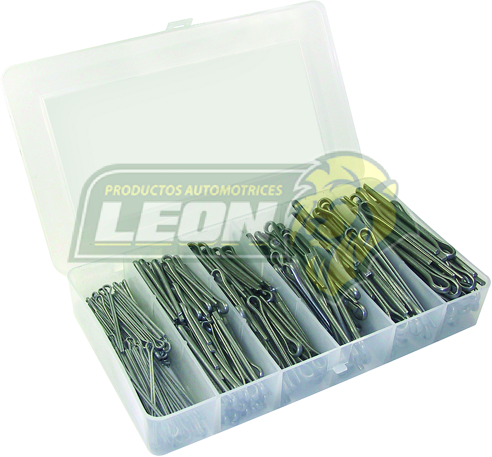 ESTUCHE DE CHAVETAS CONT. 6 MED. = 380 pzas.