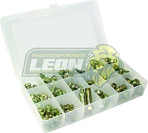 ESTUCHE DE GRASERAS CONT. 18 MED. = 137 pzas.